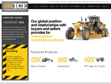 Tablet Screenshot of icequipment.com